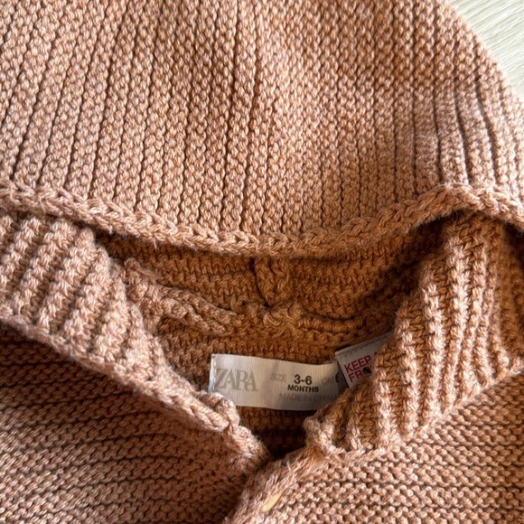 Zara Baby knit hoodie size 3-6months - Picture 2 of 3